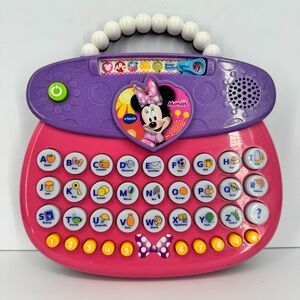 Minnie Mouse Disney Learning Activity Purse VTECH ABC Letters Numbers Education